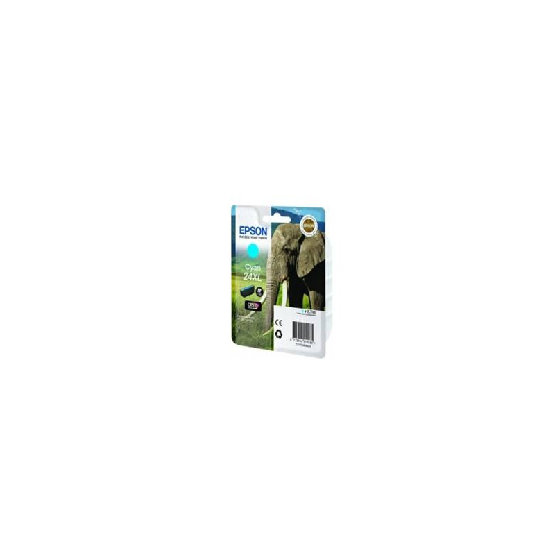 Cartucho tinta epson t243240 cian xl xp - 750 c13t24324010 -  elefante