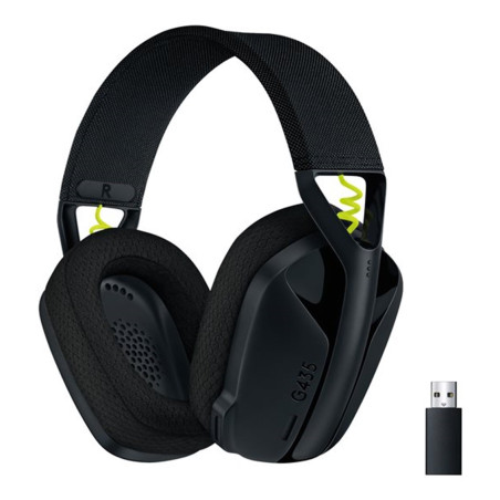 Auriculares con micrfono logitech g435 gaming inalmbricos negro
