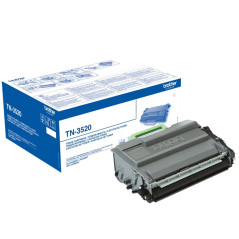 Toner brother tn3520 negro 20000 pginas