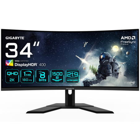 Monitor gaming gigabyte g34wqcp 34 pulgadas 3440x1440 va 1500r