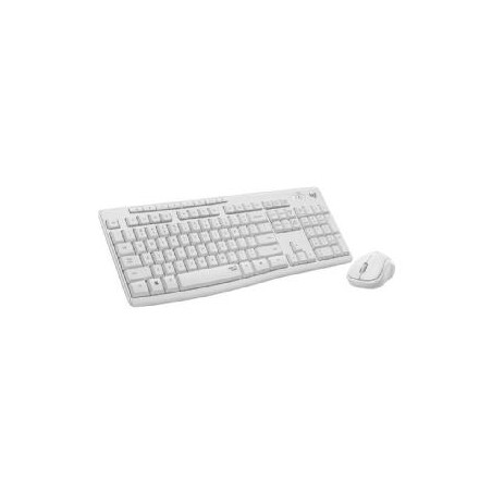 Teclado + mouse logitech mk295 silent blanco wireless inalambrico
