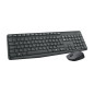 Teclado + mouse logitech mk235 wireless inalambrico resistente a salpicaduras