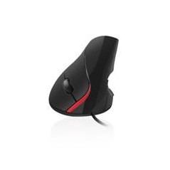 Mouse raton vertical ergonomico ewent ew3156 usb 2.0 -  1000dpi -  negro