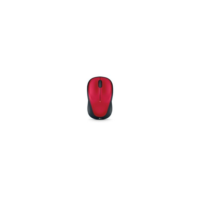 Mouse raton logitech m235 optico wireless inalambrico rojo