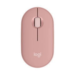 Raton inalambrico pebble mouse 2 m350s rosa bluetooth