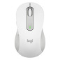 Mouse raton logitech m650 for business grande wireless inalambrico blanco crudo