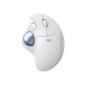 Mouse raton logitech ergo m575 bluetooth & wireless blanco