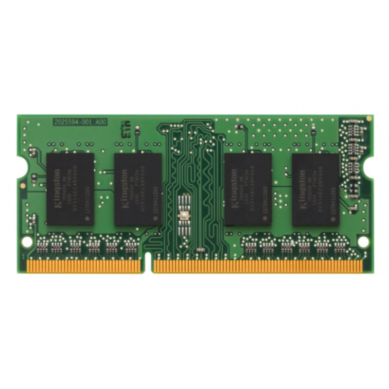 Memoria ram ddr3l sodimm kingston 4gb 1600mhz