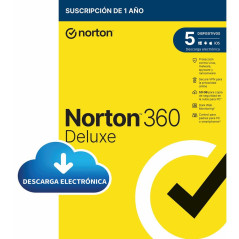 Antivirus norton 360 deluxe 50gb espaol 1 usuario 5 dispositivos 1 ao esd electronica  drmkey gum