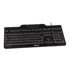 Teclado cherry kc 1000 sc lector de tarjeta chip integrado dni usb negro
