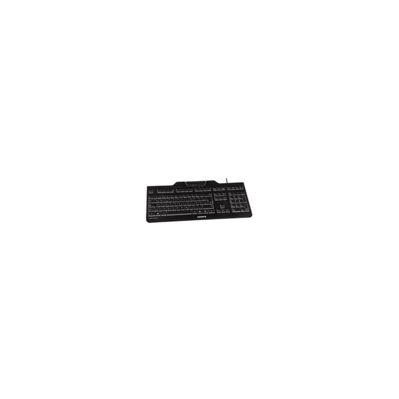 Teclado cherry kc 1000 sc lector de tarjeta chip integrado dni usb negro