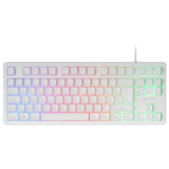 Teclador mars gaming mk023 tkl frgb usb 2.0 blanco