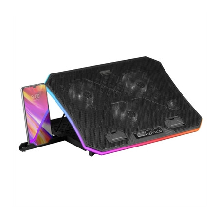 Base de refrigeracion mars para portatil 19 pulgadas + soporte movil