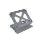 Soporte - base elevador tooq para portatil tablets libros aluminio ajustable ergonmico gris