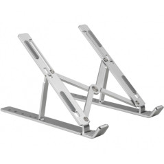 Soporte - base de refrigeracion conceptronic para portatiles hasta 15.6 pulgadas aluminio plegable