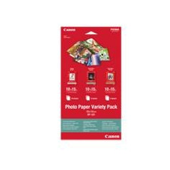 Pack papel fotografico canon vp - 101 - 10h gp - 501 10x15 - 5h pp - 201 10x15 - 5h sg - 201 10x15