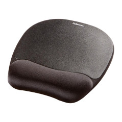 Alfombrilla con reposamuecas fellowes memory foam negro