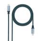 Cable usb tipo c nanocable 3m -  macho - macho