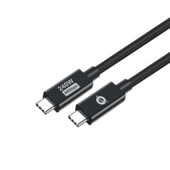 Cable usb - c conceptronic macho -  macho 1.2m pd 3.1 240w 48v 5a 480mbps e - mark