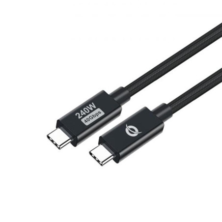 Cable usb - c conceptronic macho -  macho 1.2m pd 3.1 240w 48v 5a 480mbps e - mark