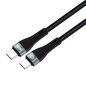 Cable usb - c conceptronic  macho -  macho 2m pd 3.0 100w 20v 5a 480mbps e - mark