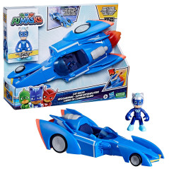 Figura hasbro gatomovil pj masks power heroes -  sper gato - mvil