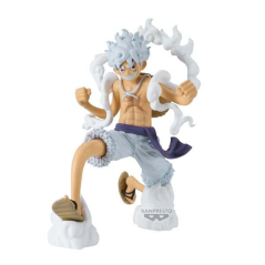 Figura banpresto one piece grandista nero monkey. d. luffy gear 5 21cm