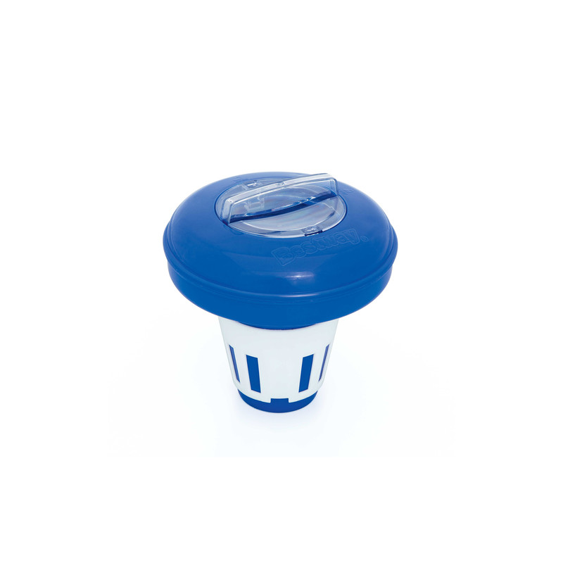 Bestway 58071 -  dispensador cloro flotante ajustable grande ( 165 cm.) 16.5x16.5x17.2 cm