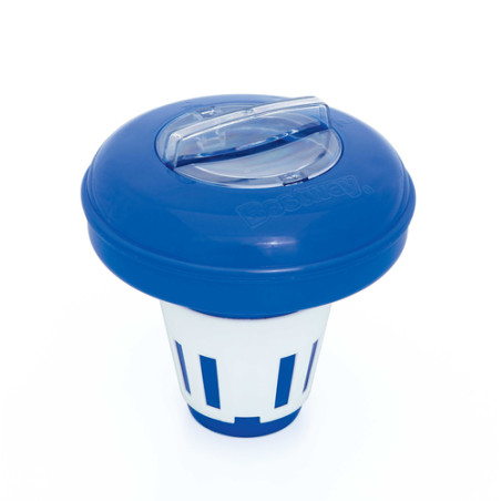 Bestway 58071 -  dispensador cloro flotante ajustable grande ( 165 cm.) 16.5x16.5x17.2 cm