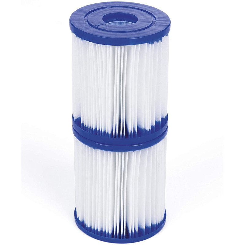 Bestway 58093 -  filtro de agua tipo i para depuradora de cartucho 1.249 litros - hora blanco 8 x 8 x 18 cm
