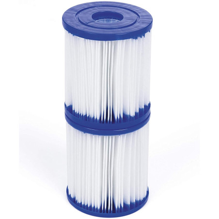 Bestway 58093 -  filtro de agua tipo i para depuradora de cartucho 1.249 litros - hora blanco 8 x 8 x 18 cm