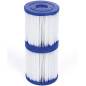 Bestway 58093 -  filtro de agua tipo i para depuradora de cartucho 1.249 litros - hora blanco 8 x 8 x 18 cm