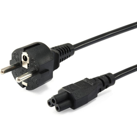 Cable alimentacion c5 a cee7 - 4 equip trebol 1.8m