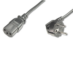 Ewent EC1900 power cable Black 70.9" (1.8 m) C13 coupler