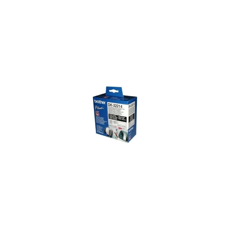 Etiquetas cinta continua brother blanca dk22214 12mm ql - 500a ql - 500bw ql - 560 ql - 570 ql - 580n ql - 1050 ql - 1060n