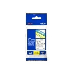 Cinta flexible brother tzefx231 12mm x 8m blanco -  negro flexibles
