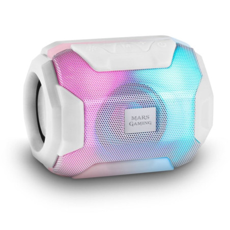 Altavoz mars gaming msbax bt 10w blanco