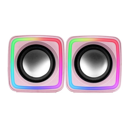 Altavoces mars gaming mscubep premium 8w rosa