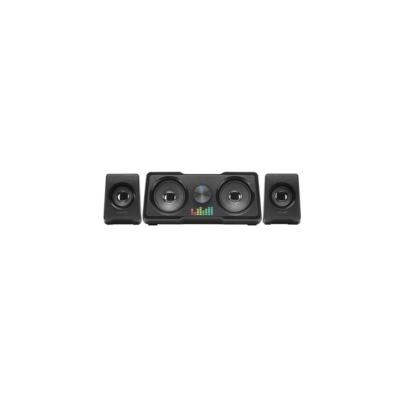 Altavoces mars gaming ms22 2.2 35w usb + jack 3.5mm rgb negro