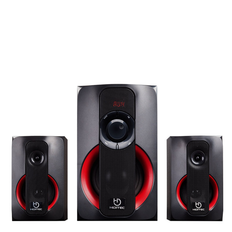 Altavoces hiditec 2.1 multimedia h400 80w bluetooth usb sd radio