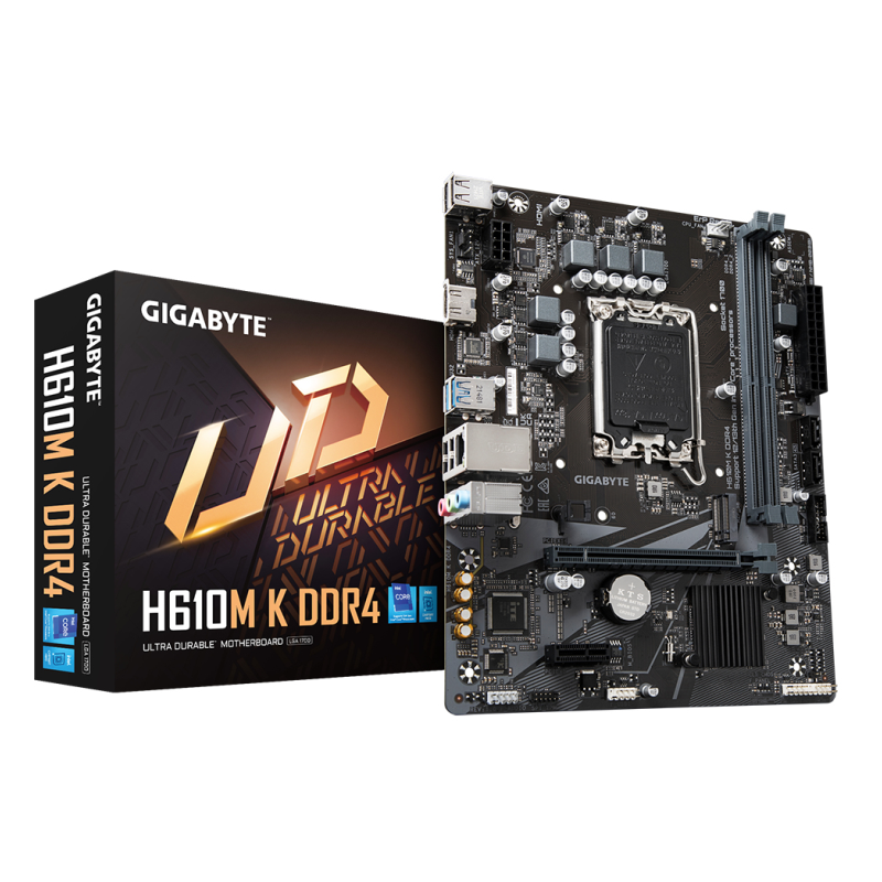 Placa base gigabyte h610m k 1700 matx 2xddr4