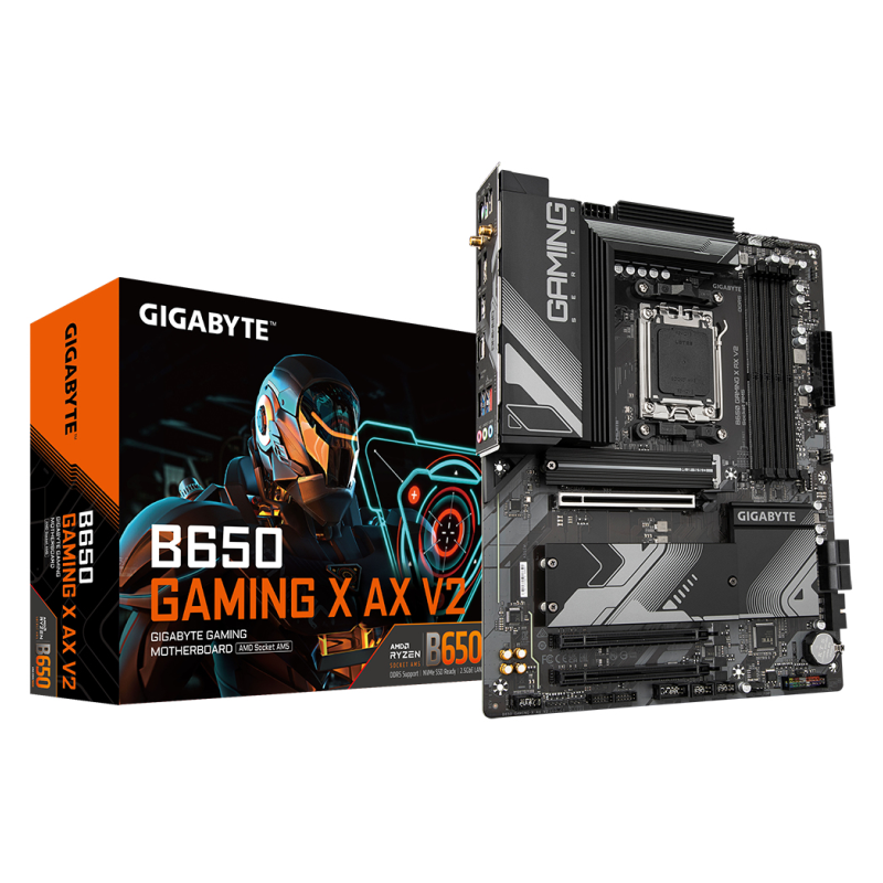 Placa base gigabyte b650 gaming x ax v2 am5 atx 4xddr5