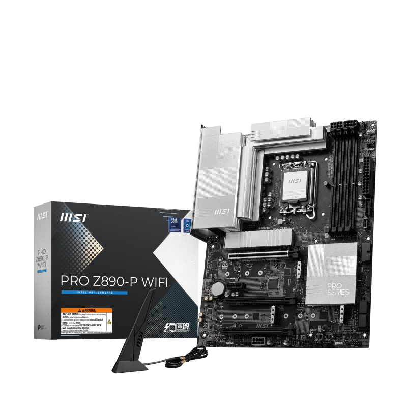 Placa base msi pro z890 - p lga 1851 wifi atx 4xddr5