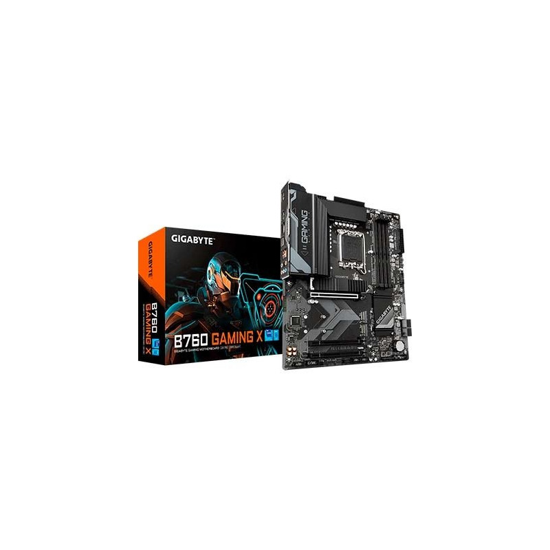 Placa base gigabyte 1700 b760 gaming x atx -  4x ddr5 -  4x sata3 -  2x usb 3.2 -  1x usb tipo c -  5x usb 2.0