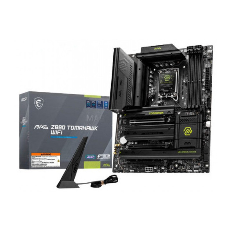 Placa base msi mag z890 tomahawk lga 1851 wifi atx 4xddr5