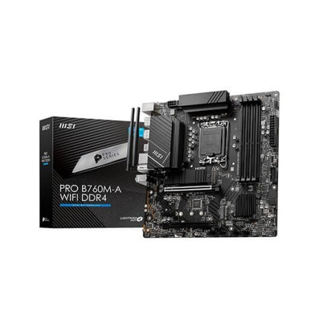 Placa base msi 1700 pro b760m - a wifi atx -  4x ddr4 -  4x sata 6gb - s -  8x usb 3.2 -  1x usb tipo c 911 - 7d99 - 001