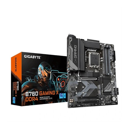 Placa base gigabyte b760 gaming x ddr4 atx -  4x ddr4 -  4x sata3 -  3x usb 3.2 -  1x usb tipo c -  5x usb 2.0