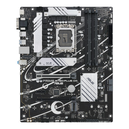 Placa base asus intel prime b760 - plus d4 atx -  4x ddr4 -  4x sata 6gb - s -  3x usb 3.2 -  1x usb tipo c -  2x usb 2.0 90mb1c