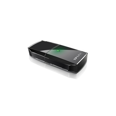 Adaptador usb 2.0 dual band wifi ac600 2.4 ghz y 5ghz tp - link negro