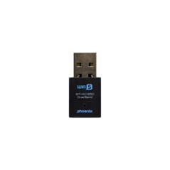 Nano adaptador phoenix receptor de red wifi bluetooth 2 en 1 650mbps dual band